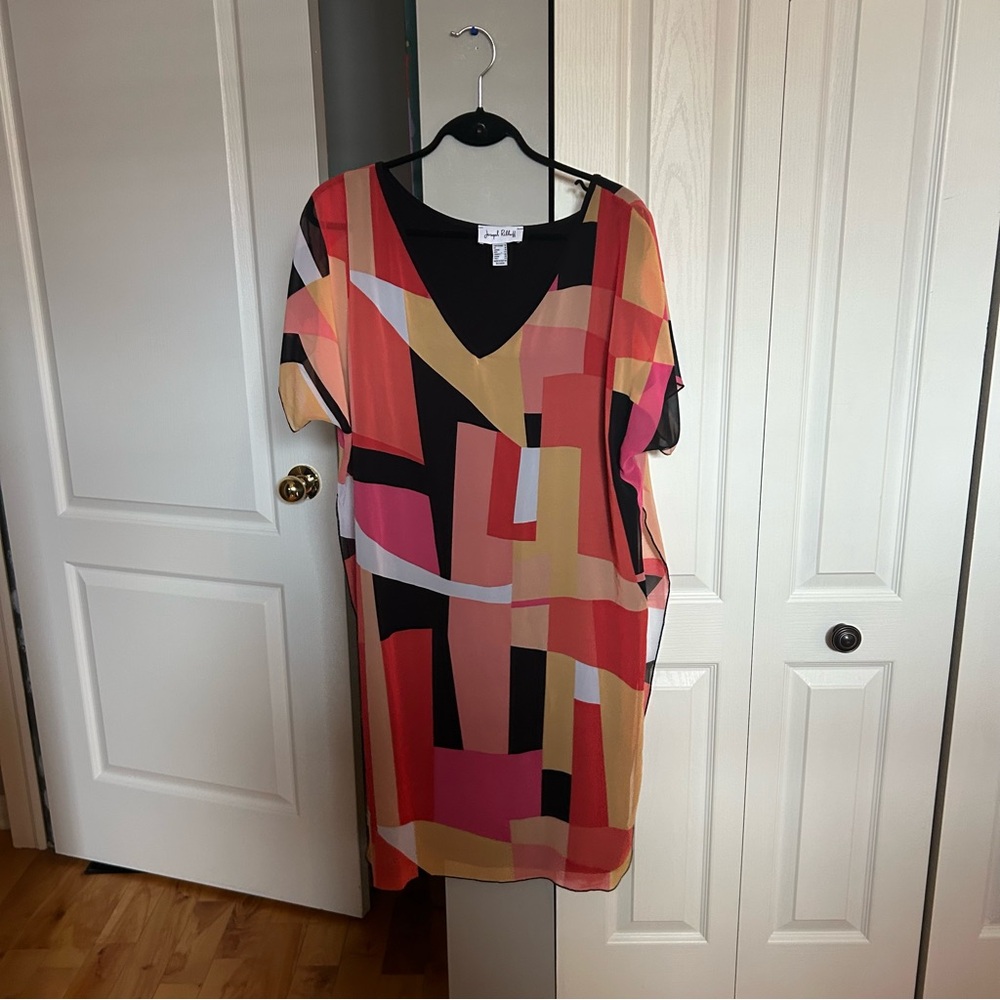 Joseph Ribkoff Multicolor Geometric Dress